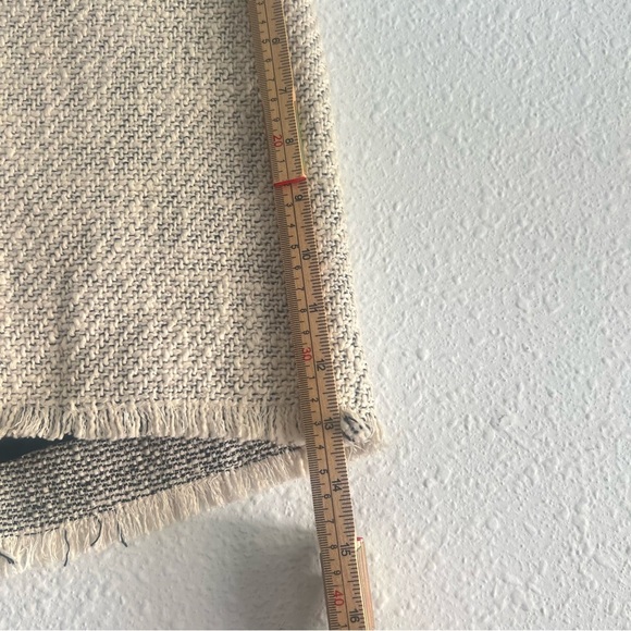 Free People Tweed Flat Front Fringed High Waisted Shorts Size 8 - Picture 2 of 9